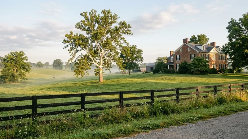 Brick home behind a plank fence, the kind of home where we offer tankless water heater repair in Corbin, KY