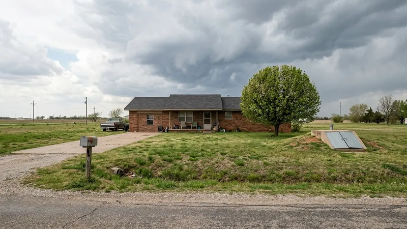 Brick home on the plains, the kind of home where we offer tankless water heater repair in Edmond, OK