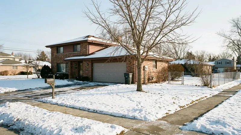 Suburban brick split-level, the kind of home where we offer tankless water heater repair in Machesney Park, IL