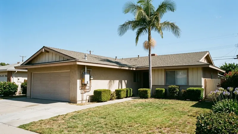 1960s tract home, the kind of home where we offer tankless water heater repair in Oceanside, CA