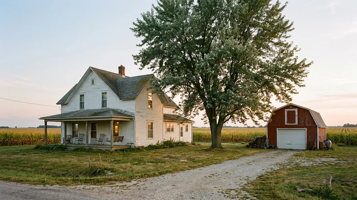 Midwestern farmhouse-style home, the kind of home where we offer tankless water heater repair in St. Charles, MO